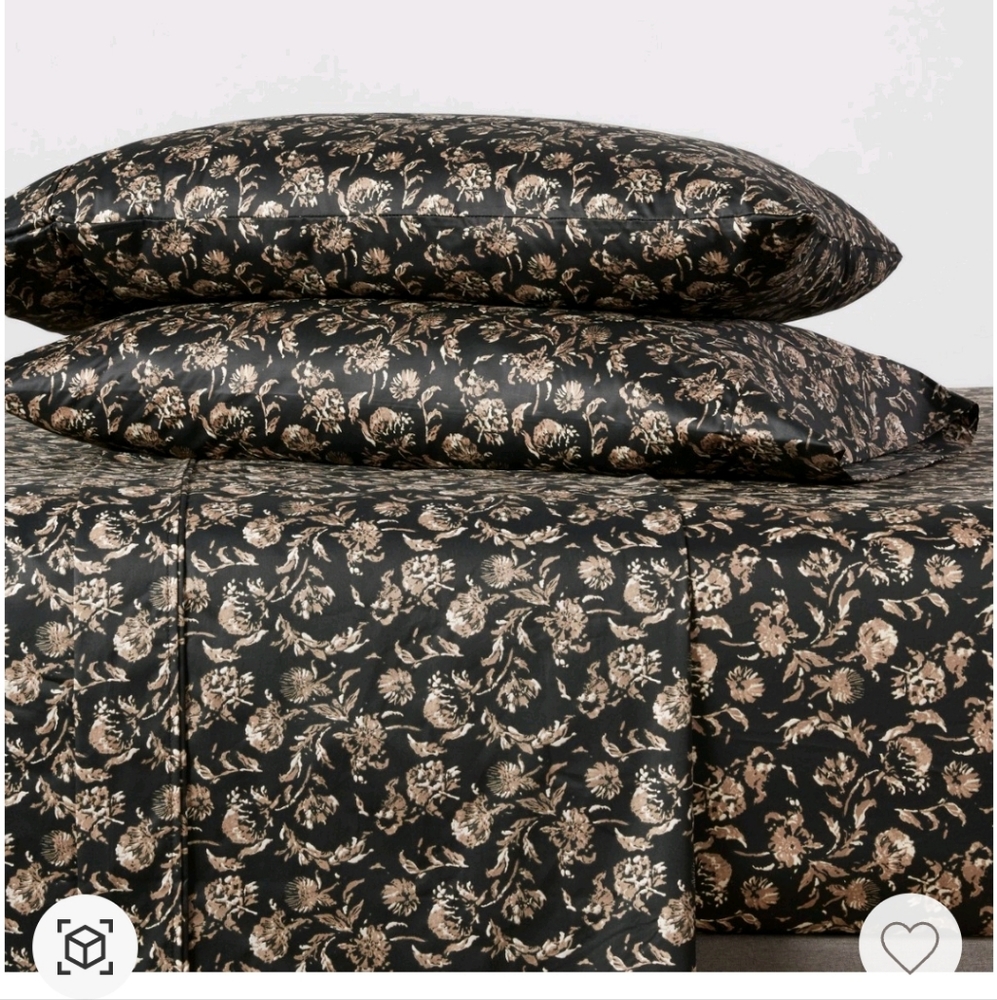 Queen 400 Thread Count Performance Printed Sheet Set Bella Flora